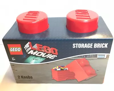 Buy Lego Storage Brick 2 Movie Collection Red - New • 12.99£