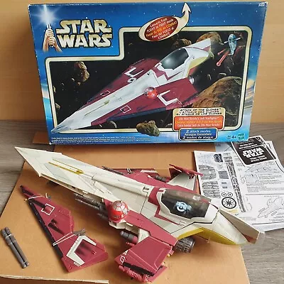Buy Star Wars Obi-Wan Kenobi Jedi Starfighter - Hasbro Opened Unused • 37.99£