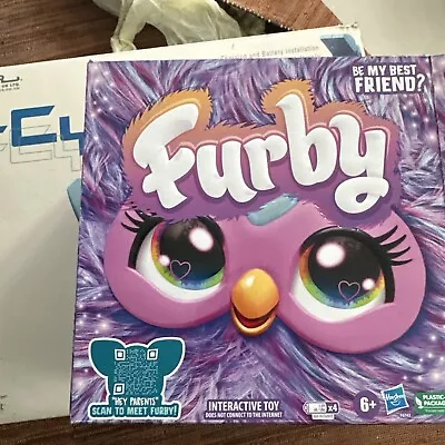 Buy Furby Purple Plush Interactive Toy Kids Pretend Play Pet • 4.20£