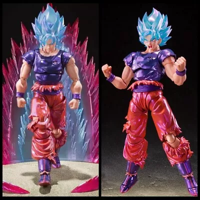 Buy S.H.Figuarts Dragon Ball Super Saiyan God Blue Son Goku Kaiouken Action Figure • 47.99£