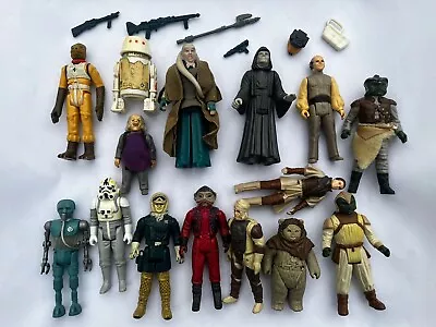 Buy Kenner Star Wars Vintage Job Lot  Bundle With ORIGINAL Weapons  X15 Figures • 95£