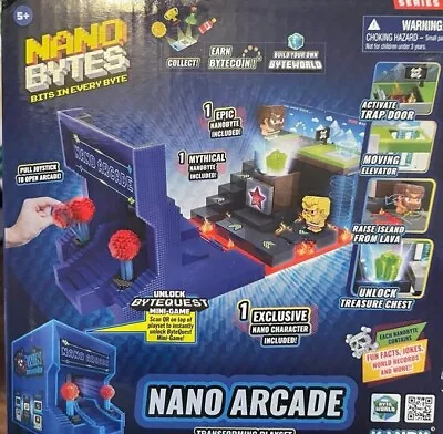 Buy Nanobytes Series 1 - Nano Arcade Transforming Playset • 10£