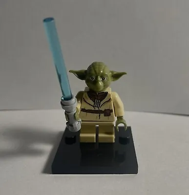 Buy Copy Lego Star Wars Yoda Minifigure Olive Green Belt Pattern 75208, 7533, Sw0906 • 9.40£