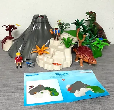 Buy 5230 Playmobil VOLCANIC ISLAND T-Rex & Saichania Volcano Dinosaur Dinosaurs**MMFW** • 75.99£