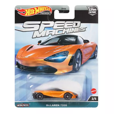Buy Hot Wheels Car Culture 2023 Speed Machines 2/5 Diecast McLaren 720S Brand New  • 11.49£