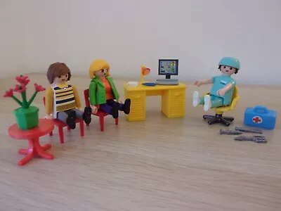 Buy Playmobil CLINIC WAITING ROOM + Figures And Accessories [1BT3] • 6.39£