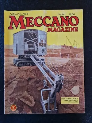 Buy Meccano Magazine #5 May 1931 Antique Toy Magazine Hornby • 2.57£