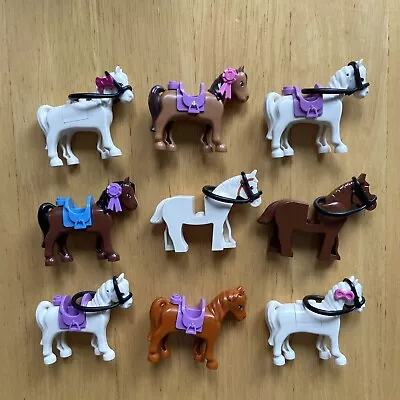 Buy Lego Friends Mini Horse Bundle X9 Includes Reigns Saddles And Bows • 19.99£