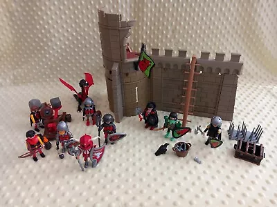 Buy Playmobil Vintage Medieval Knights Castle, Barbarian Assault, Dragon & Catapult  • 17.95£