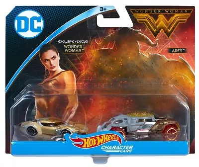 Buy DC Wonder Woman Ares Exclusive Character Cars (2016) Hot Wheels Toy Car 2-Pack • 16.92£