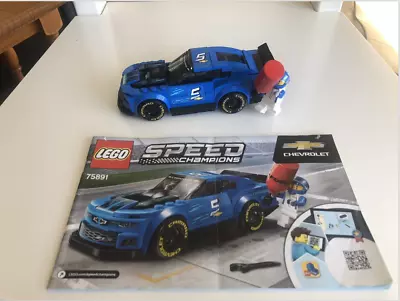 Buy LEGO SPEED CHAMPIONS: Chevrolet Camaro (75891) Complete With INSTRUCTIONS • 0.99£