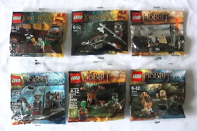 Buy Lego LOTR & Hobbit Polybags 30210 30211 30212 30213 30215 30216 100% Complete • 89.50£