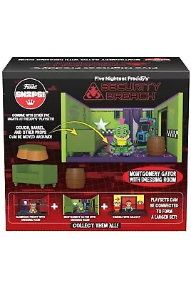 Buy Funko Snaps! Five Nights At Freddy’s Montgomery Gator With Dressing Room Playset • 34.99£