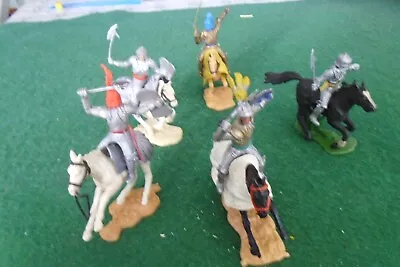 Buy Plastic Toy Soldiers 1/32 Timpo Swappet Horse  Medieval Knights • 7.99£