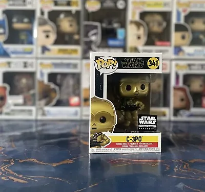 Buy Funko Pop! #341 C-3PO With Bowcaster - Star Wars - Smugglers Bounty - Vaulted! • 22£