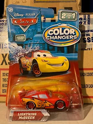 Buy Disney Pixar Cars 1 Colour Changer Lightning Mcqueen Mattel 1.55 Scale BNIB • 35.99£