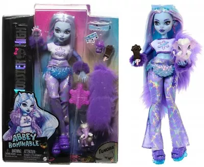 Buy MONSTER HIGH Doll ABBEY BOMINABLE HNF64 Mattel • 77.22£