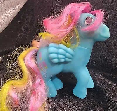 Buy Vintage 1985 My Little Pony G1 Twinkle-Eyed Ponies Sweet Pop With Shirt Hasbro • 9.64£