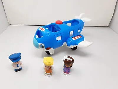 Buy Fisher Price Little People Travel Together Aeroplane With Lights & Sounds • 14£