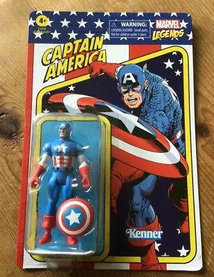 Buy Marvel Legends Retro 3.75  Captain America Kenner Hasbro Figure • 15.99£
