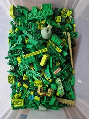 Buy LEGO - 1lb Bag Of VARIOUS SHADES OF GREEN Bricks Parts Pieces Bundle Lot • 11.99£