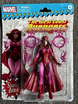 Buy Hasbro Marvel Legends Retro Scarlet Witch MOC!!! West Coast Avengers Wandavision • 17.78£