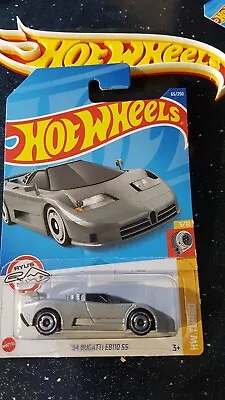 Buy Hot Wheels - '94 Bugatti EB110 SS, Silver, Long Card. Other HW Models Available! • 4.30£