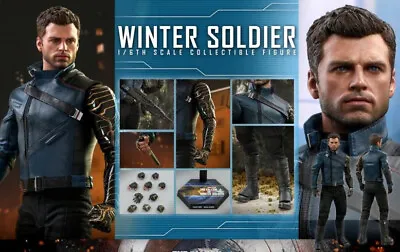 Buy Hot Toys TMS039 1/6 The Falcon & Winter Soldier Bucky Barnes Action Figure Toy • 302.71£