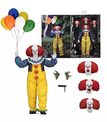 Buy NECA IT Pennywise Clown 1990 Ultimate 7  Action Figure 1:12 Movie 2018 • 34£