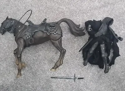 Buy Lord Of The Rings Ringwraith And Horse Deluxe Rider Action Figures Toybiz Used • 34.99£