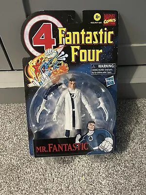 Buy Hasbro Marvel Legends Series Retro Fantastic Four Mr. Fantastic 6-inch,Figure • 14.99£