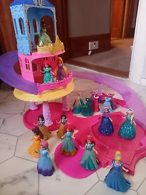Buy Disney Princess Glitter Glider Castle And Magiclip Dolls • 25£