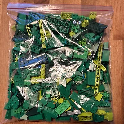 Buy 500g Bag Of Lego Mixed Bricks & Parts Green • 10£