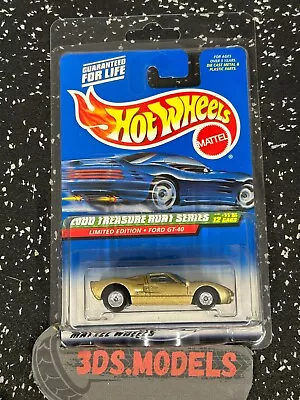 Buy PREMIUM Hot Wheels Treasure Hunt Series Limited Edition FORD GT40 • 21.95£