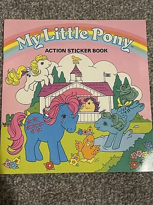 Buy Vintage G1 My Little Pony UK Action Sticker Book Used Rare • 40£