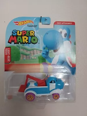 Buy Hot Wheels Super Mario Light-Blue Yoshi • 6.99£