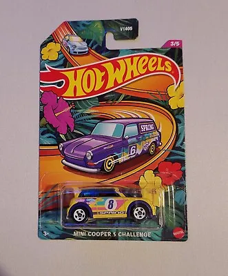 Buy Hot Wheels Spring 2024 Mini Cooper S Challenge Yellow HVX22 NEW Easter USA Excl • 4.99£