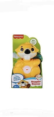 Buy Fisher-Price Linkimals Boppin Beaver Light Up Musical Activity Toy For Baby • 15.80£
