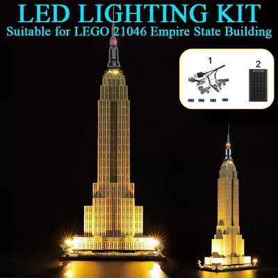 Buy LED Light Kit For LEGO Architecture Empire State Building 21046 No Model • 17.99£