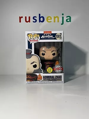 Buy Funko Pop! Anime Avatar The Last Airbender Admiral Zhao Glows In The Dark #1001 • 9.99£