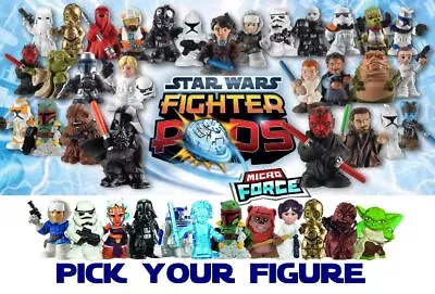 Buy Star Wars Fighter Pods Figures Micro Force Figures - Complete Your Collection • 1.99£