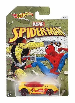 Buy Hot Wheels Spiderman Golden Arrow 5/6 Dwd19 • 5.95£