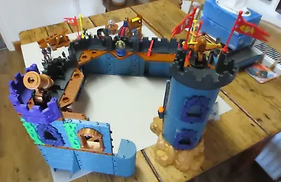 Buy Fisher Price Imaginext Battle Castle, With Drawbridge, Dungeon, Knights, Weapons • 18£