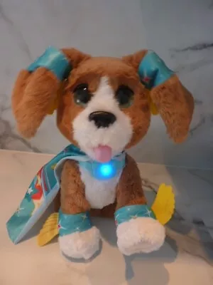 Buy FURREAL The Barkin' Beagle Super Hero Dog 80+ PHASES LIGHT UP COLLAR..OUTFIT  • 20£