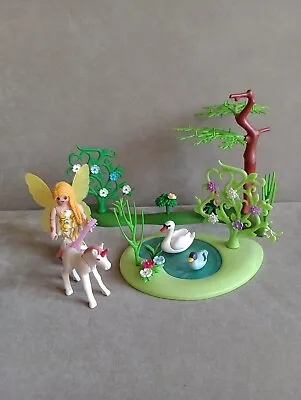 Buy Playmobil Fairy Forest Pond Unicorn Bundle. Figures, Plants, Birds, Accessories • 10.95£