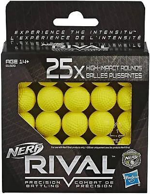 Buy Nerf Rival 25 Pack Precision Refill Official Foam Balls For Blasters Hasbro Toy • 11.49£