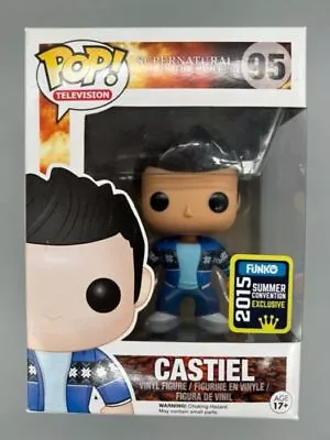 Buy Funko POP #95 Castiel (French Mistake) Supernatural 2015 Damaged Box + Protector • 67.49£