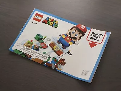 Buy Lego Super Mario Starter Course 71360 | Booklet Book ONLY | No Lego Components • 1.69£