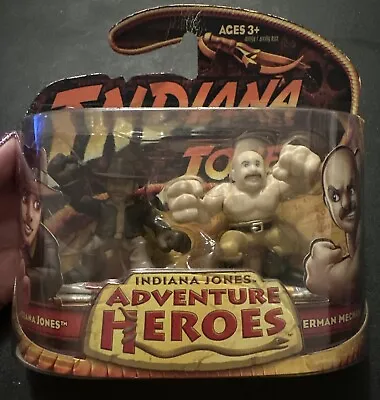 Buy Indiana Jones Adventure Heroes Indy & German Mechanic Mini Figures • 10£