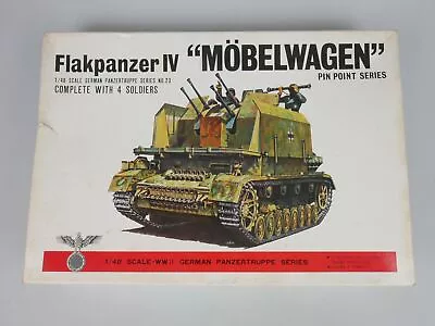 Buy Bandai Japan 1/48 Flakpanzer IV Möbelwagen Panzer Tank 8285 Kit Box 126553 • 41.24£